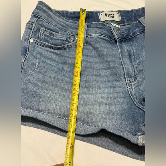 PAIGE Women's Jimmy Short Raw Cuff Mid Rise - Picture 7 of 11